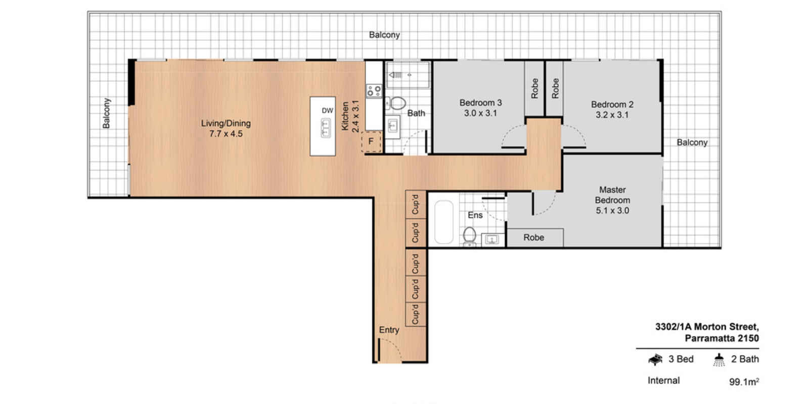 3302/1A Morton Street Parramatta
