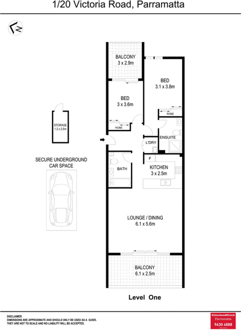 1/20 Victoria Road Parramatta